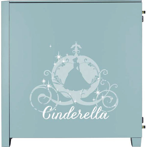 Disney Cinderella Carriage Corsair 4000D Tempered Glass Mid-Tower ATX Case Skin