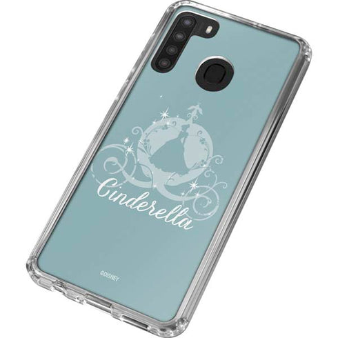 Disney Cinderella Carriage Galaxy A21 Clear Case