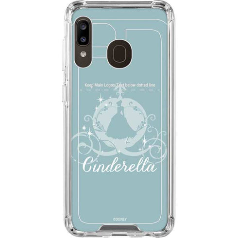 Disney Cinderella Carriage Galaxy A30 Clear Case