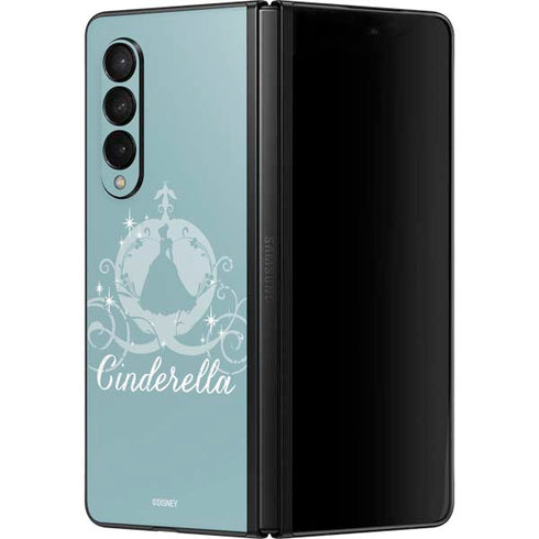 Disney Cinderella Carriage Galaxy Z Fold3 5G Skin