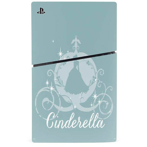 Disney Cinderella Carriage PS5 Slim Disk Console Skin