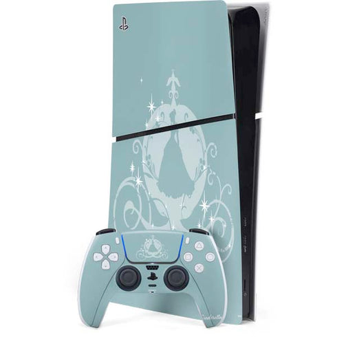 Disney Cinderella Carriage PS5 Slim Digital Edition Bundle Skin