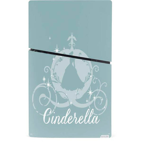 Disney Cinderella Carriage PS5 Slim Digital Edition Console Skin