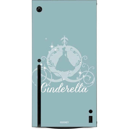 Disney Cinderella Carriage Xbox Series X Console Skin