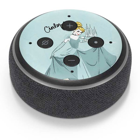 Disney Princess Cinderella Curtsy Art Amazon Echo Dot Skin