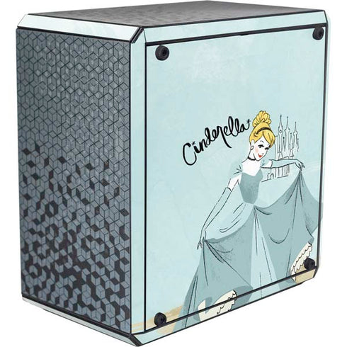 Disney Princess Cinderella Curtsy Art Cooler Master MasterBox Q300L Mini Tower Skin