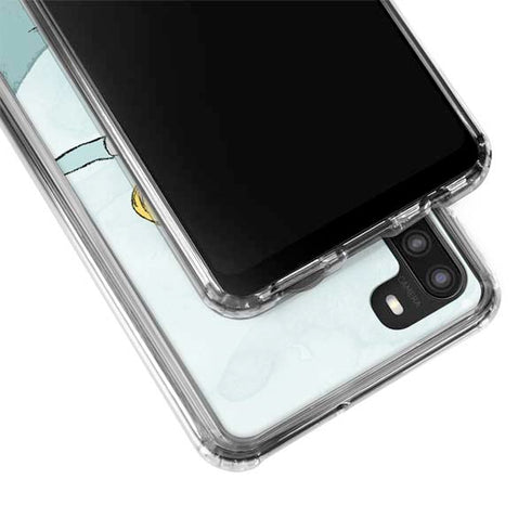 Disney Princess Cinderella Curtsy Art Galaxy A21 Clear Case