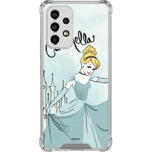 Disney Princess Cinderella Curtsy Art Galaxy A53 5G Clear Case