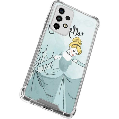 Disney Princess Cinderella Curtsy Art Galaxy A53 5G Clear Case