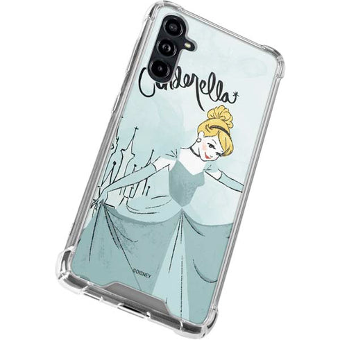 Disney Princess Cinderella Curtsy Art Galaxy A54 5G Clear Case