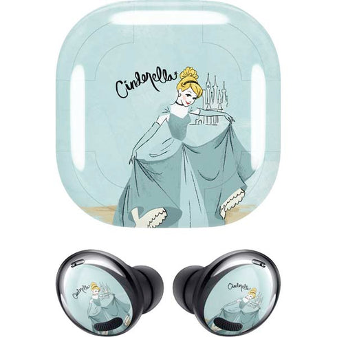 Disney Princess Cinderella Curtsy Art Galaxy Buds Pro Skin