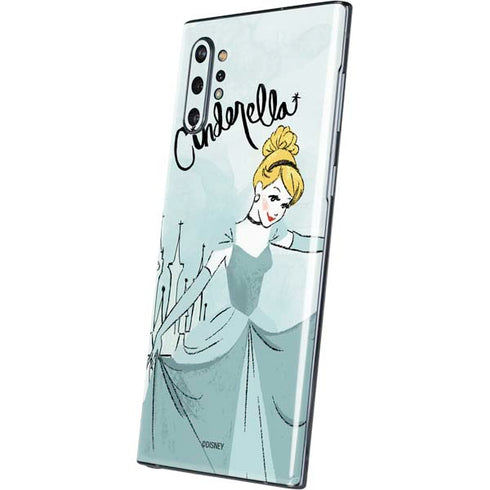 Disney Princess Cinderella Curtsy Art Galaxy Note 10 Plus Skin