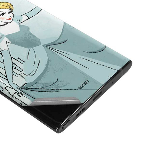 Disney Princess Cinderella Curtsy Art Galaxy Note 10 Plus Skin