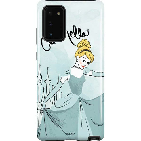 Disney Princess Cinderella Curtsy Art Galaxy Note20 5G Pro Case