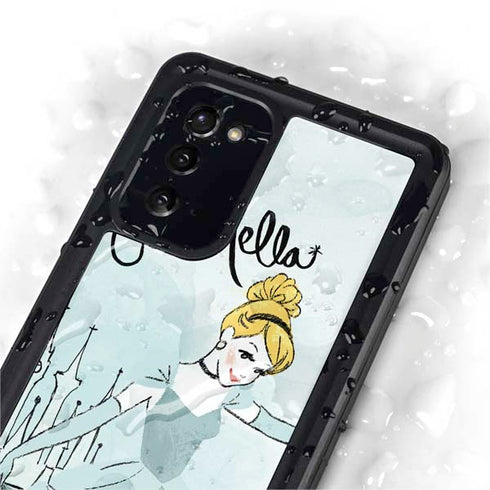Disney Princess Cinderella Curtsy Art Galaxy Note20 5G Waterproof Case