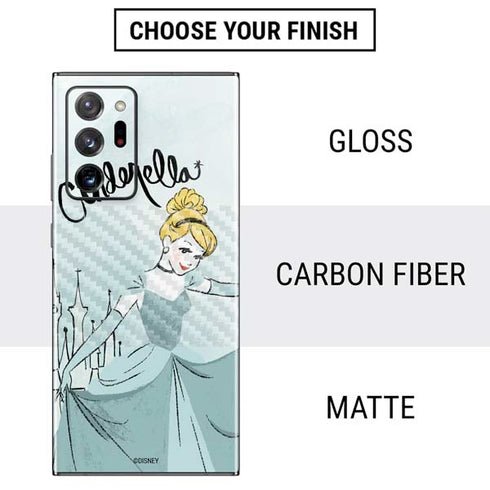 Disney Princess Cinderella Curtsy Art Galaxy Note20 Ultra 5G Skin