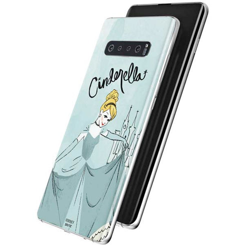 Disney Princess Cinderella Curtsy Art Galaxy S10 Skin