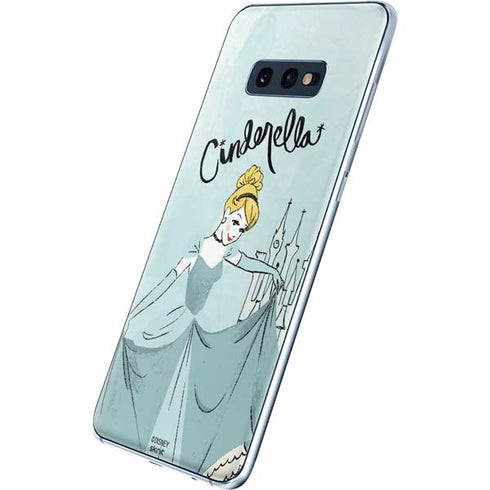 Disney Princess Cinderella Curtsy Art Galaxy S10e Skin