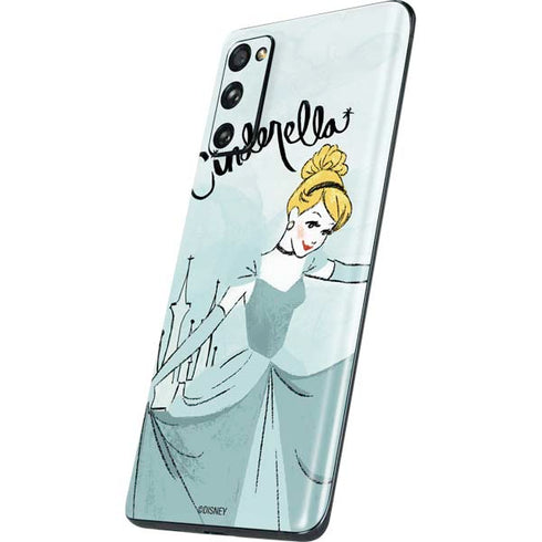 Disney Princess Cinderella Curtsy Art Galaxy S20 Fan Edition Skin