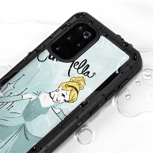 Disney Princess Cinderella Curtsy Art Galaxy S20 Plus Waterproof Case