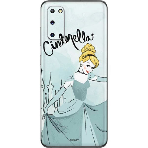 Disney Princess Cinderella Curtsy Art Galaxy S20 Skin