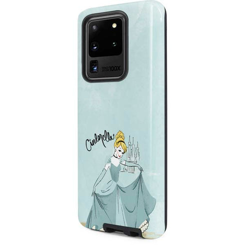 Disney Princess Cinderella Curtsy Art Galaxy S20 Ultra 5G Pro Case