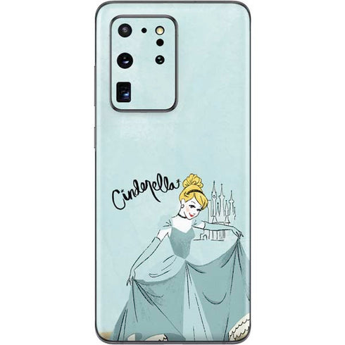 Disney Princess Cinderella Curtsy Art Galaxy S20 Ultra 5G Skin