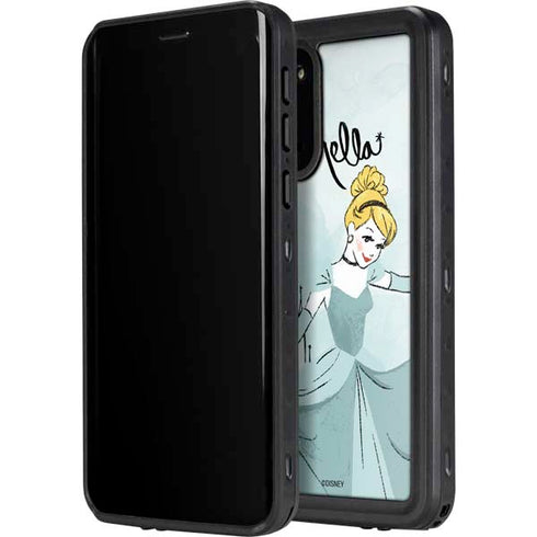 Disney Princess Cinderella Curtsy Art Galaxy S20 Waterproof Case