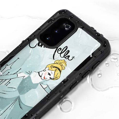 Disney Princess Cinderella Curtsy Art Galaxy S20 Waterproof Case