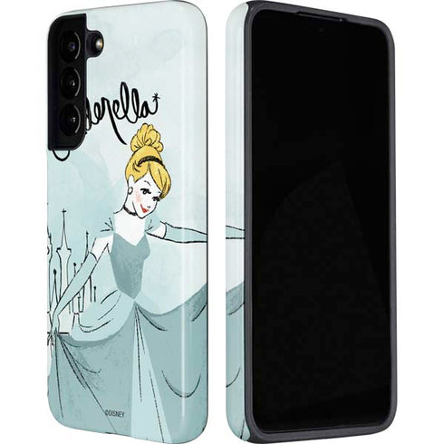 Disney Princess Cinderella Curtsy Art Galaxy S22 Plus Pro Case