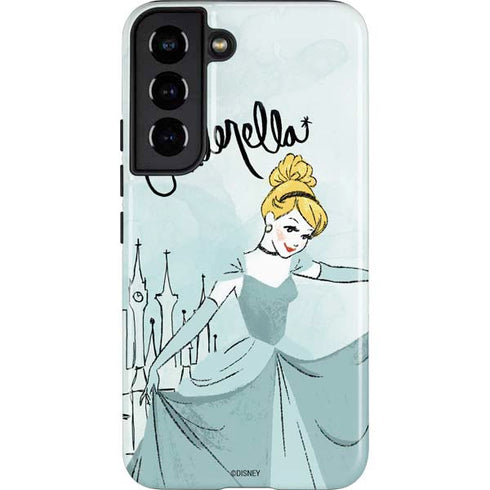 Disney Princess Cinderella Curtsy Art Galaxy S22 Pro Case