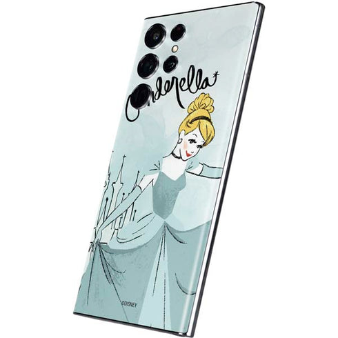 Disney Princess Cinderella Curtsy Art Galaxy S22 Ultra Skin