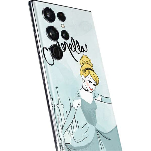 Disney Princess Cinderella Curtsy Art Galaxy S22 Ultra Skin