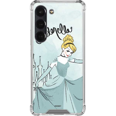 Disney Princess Cinderella Curtsy Art Galaxy S23 Clear Case