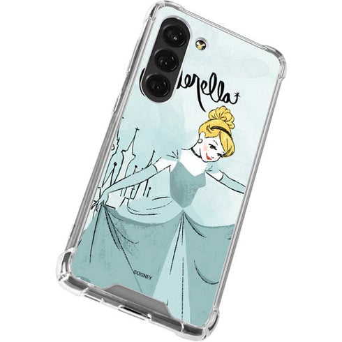 Disney Princess Cinderella Curtsy Art Galaxy S23 Clear Case