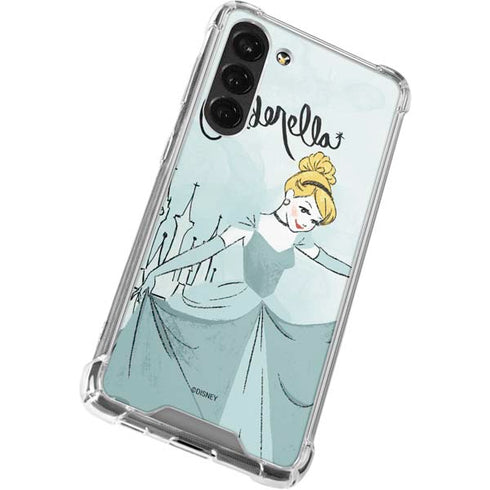 Disney Princess Cinderella Curtsy Art Galaxy S23 Plus Clear Case