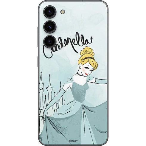 Disney Princess Cinderella Curtsy Art Galaxy S23 Plus Skin