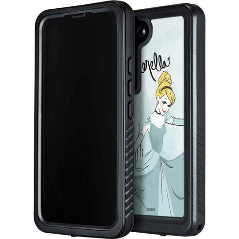 Disney Princess Cinderella Curtsy Art Galaxy S23 Plus Waterproof Case