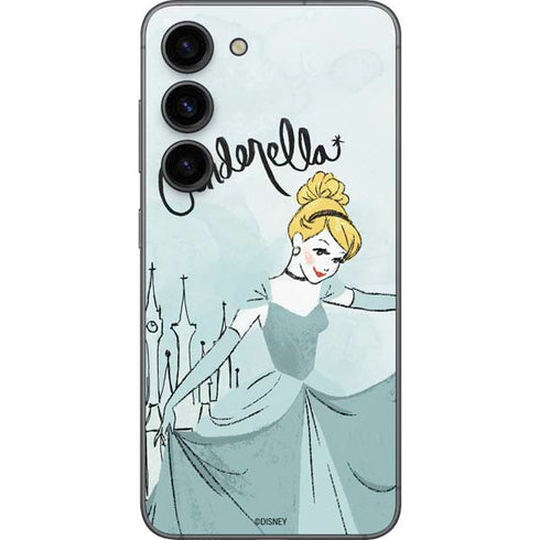 Disney Princess Cinderella Curtsy Art Galaxy S23 Skin