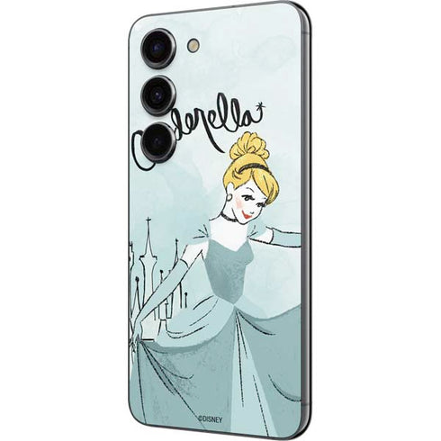 Disney Princess Cinderella Curtsy Art Galaxy S23 Skin