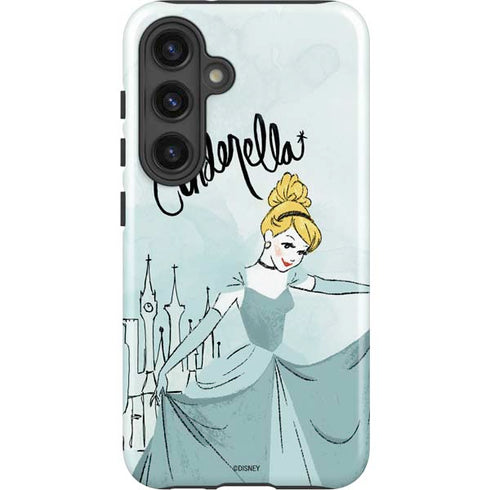 Disney Princess Cinderella Curtsy Art Galaxy S24 Plus Impact Case