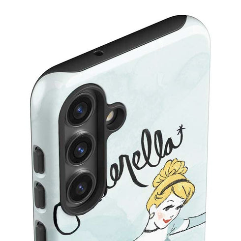 Disney Princess Cinderella Curtsy Art Galaxy S24 Plus Impact Case