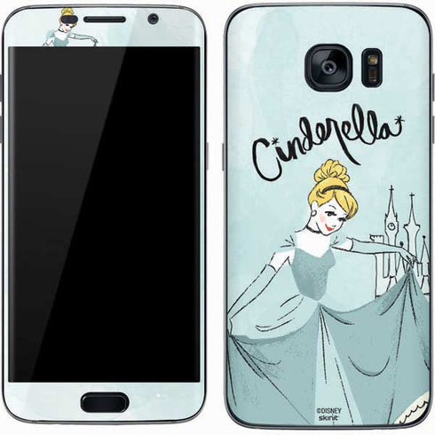 Disney Princess Cinderella Curtsy Art Galaxy S7 Skin
