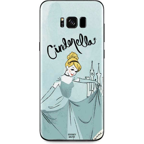 Disney Princess Cinderella Curtsy Art Galaxy S8 Skin