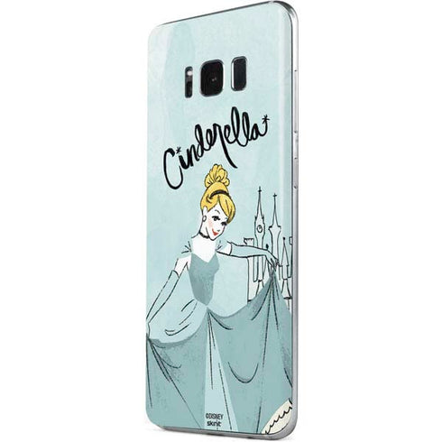 Disney Princess Cinderella Curtsy Art Galaxy S8 Skin