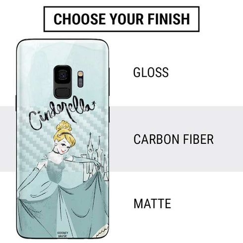 Disney Princess Cinderella Curtsy Art Galaxy S9 Skin
