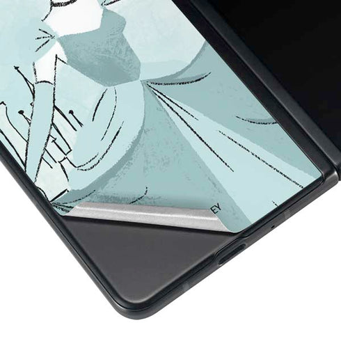 Disney Princess Cinderella Curtsy Art Galaxy Z Fold3 5G Skin