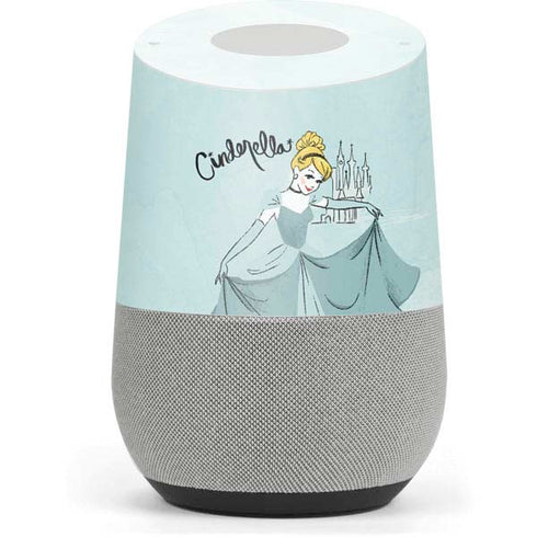 Disney Princess Cinderella Curtsy Art Google Home Skin