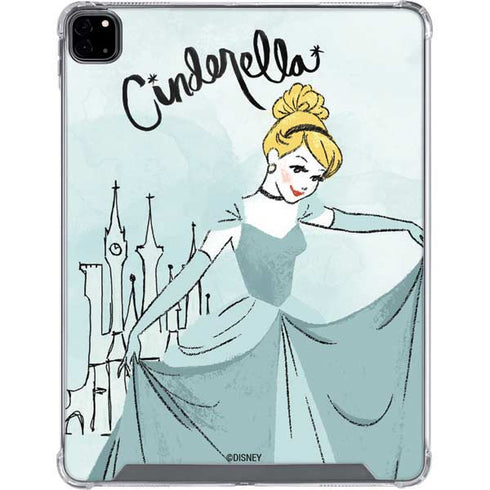 Disney Princess Cinderella Curtsy Art iPad Pro 12.9in (2020) Clear Case