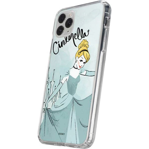Disney Princess Cinderella Curtsy Art iPhone 11 Pro Clear Case